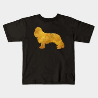 Cavalier King Charles Spaniel golden art Kids T-Shirt